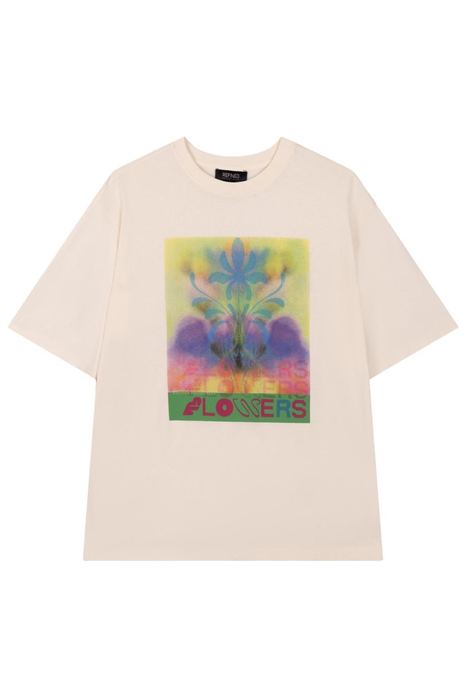 KNITTED OVERSIZED T SHIRT MAGGY R2503713635 002 OFF WHITE